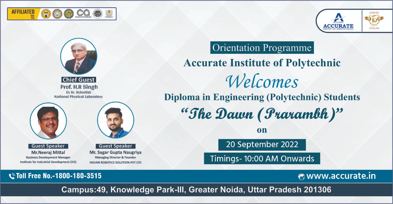 Orientation Program for Diploma in Engineering (Polytechnic) Students